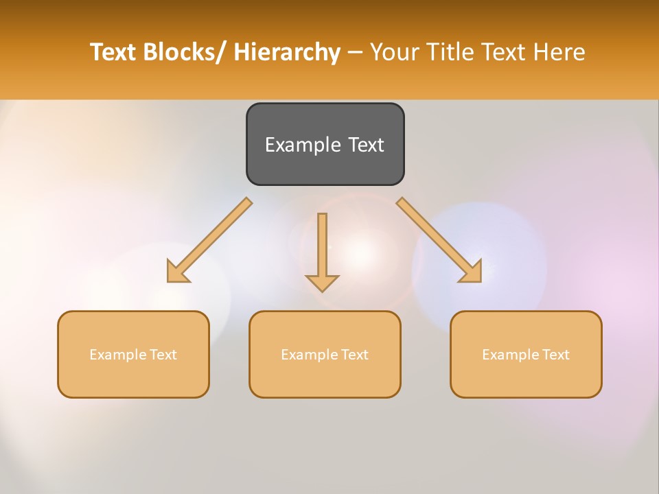 A Blurry Image Of A Camera Lens With The Words Name Of Presentation Company Name PowerPoint Template