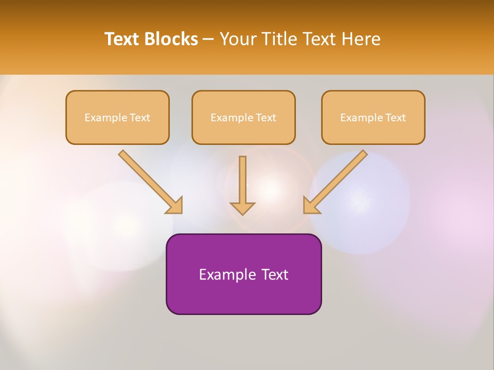 A Blurry Image Of A Camera Lens With The Words Name Of Presentation Company Name PowerPoint Template