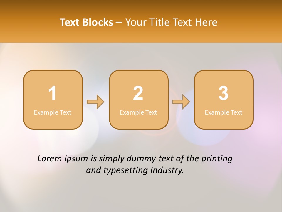 A Blurry Image Of A Camera Lens With The Words Name Of Presentation Company Name PowerPoint Template