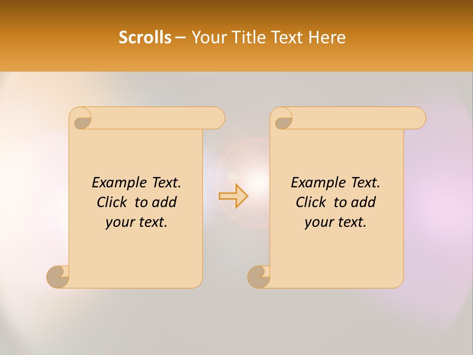 A Blurry Image Of A Camera Lens With The Words Name Of Presentation Company Name PowerPoint Template