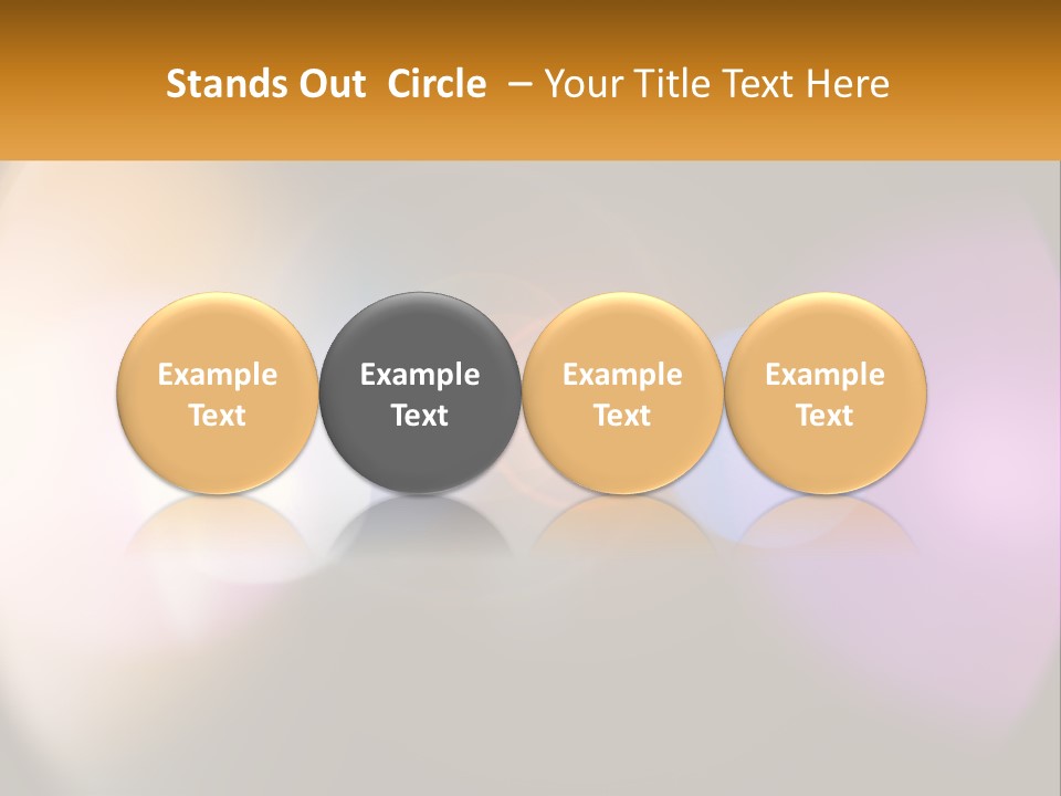 A Blurry Image Of A Camera Lens With The Words Name Of Presentation Company Name PowerPoint Template