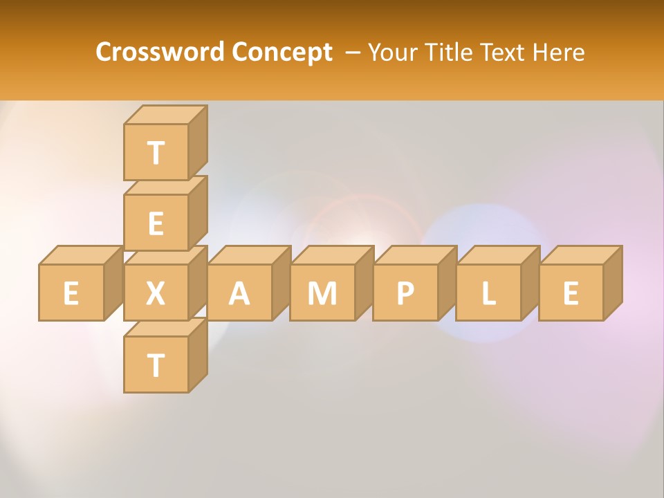 A Blurry Image Of A Camera Lens With The Words Name Of Presentation Company Name PowerPoint Template