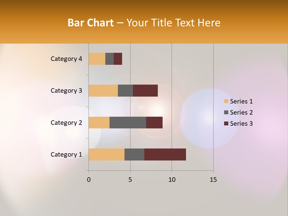 A Blurry Image Of A Camera Lens With The Words Name Of Presentation Company Name PowerPoint Template