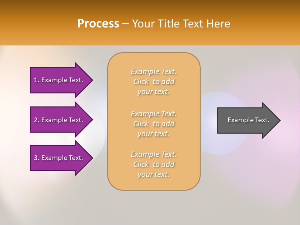 A Blurry Image Of A Camera Lens With The Words Name Of Presentation Company Name PowerPoint Template