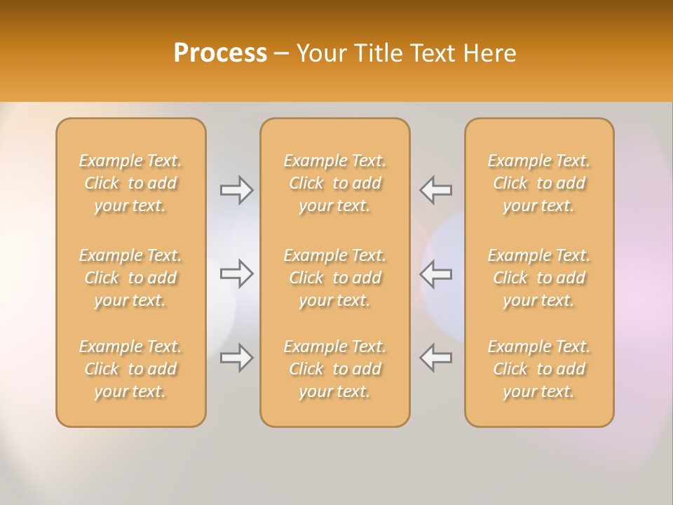 A Blurry Image Of A Camera Lens With The Words Name Of Presentation Company Name PowerPoint Template
