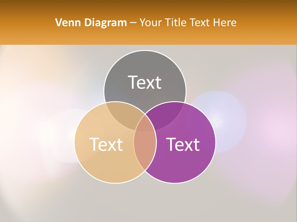 A Blurry Image Of A Camera Lens With The Words Name Of Presentation Company Name PowerPoint Template