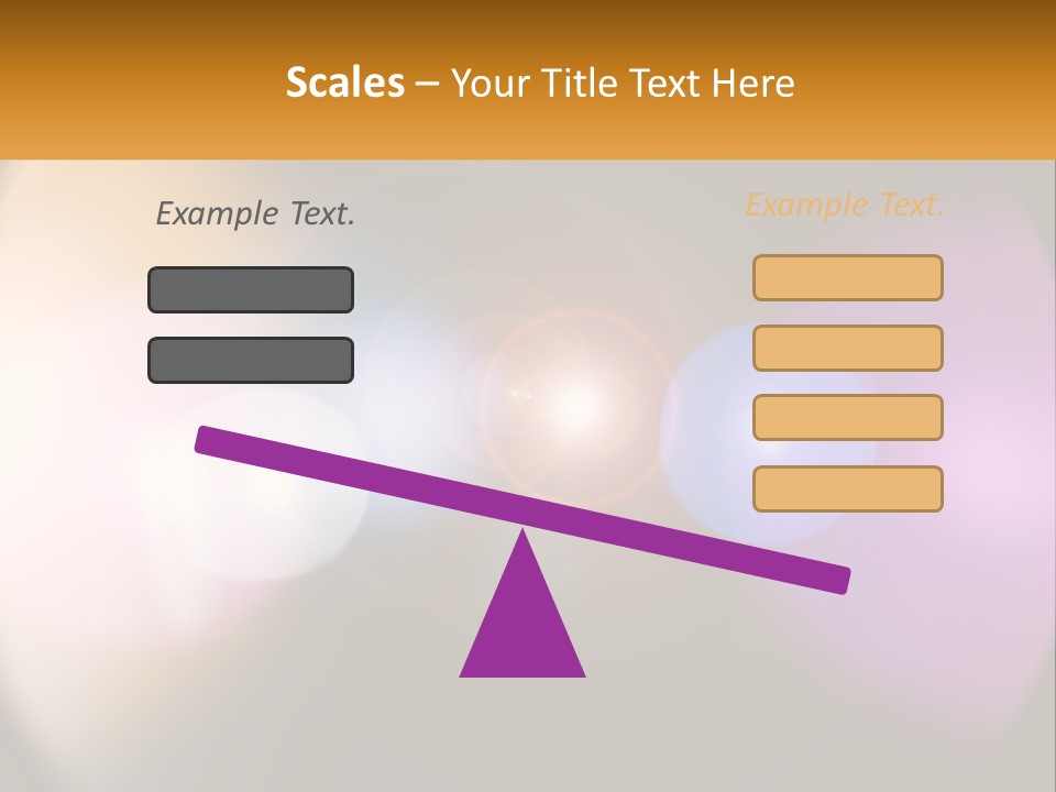 A Blurry Image Of A Camera Lens With The Words Name Of Presentation Company Name PowerPoint Template