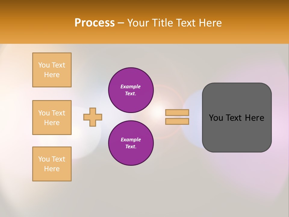A Blurry Image Of A Camera Lens With The Words Name Of Presentation Company Name PowerPoint Template