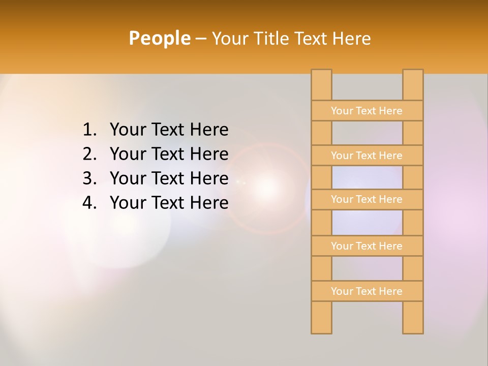 A Blurry Image Of A Camera Lens With The Words Name Of Presentation Company Name PowerPoint Template