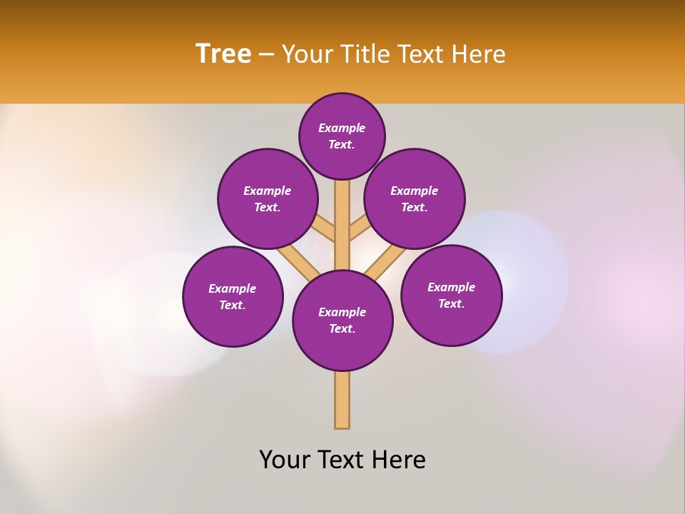 A Blurry Image Of A Camera Lens With The Words Name Of Presentation Company Name PowerPoint Template