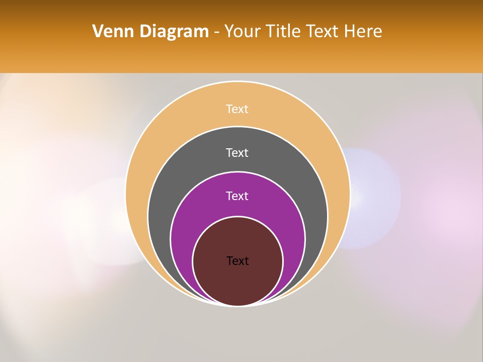 A Blurry Image Of A Camera Lens With The Words Name Of Presentation Company Name PowerPoint Template