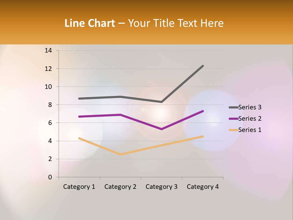 A Blurry Image Of A Camera Lens With The Words Name Of Presentation Company Name PowerPoint Template