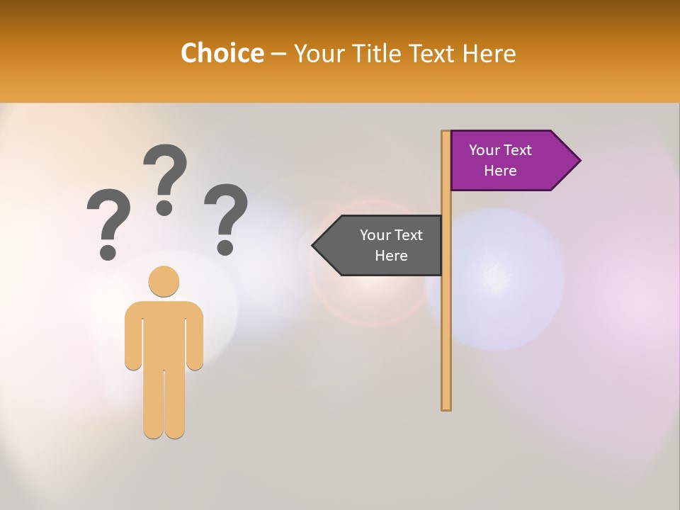 A Blurry Image Of A Camera Lens With The Words Name Of Presentation Company Name PowerPoint Template