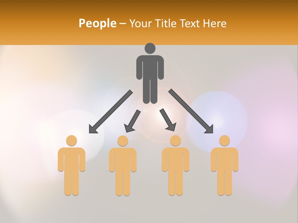 A Blurry Image Of A Camera Lens With The Words Name Of Presentation Company Name PowerPoint Template