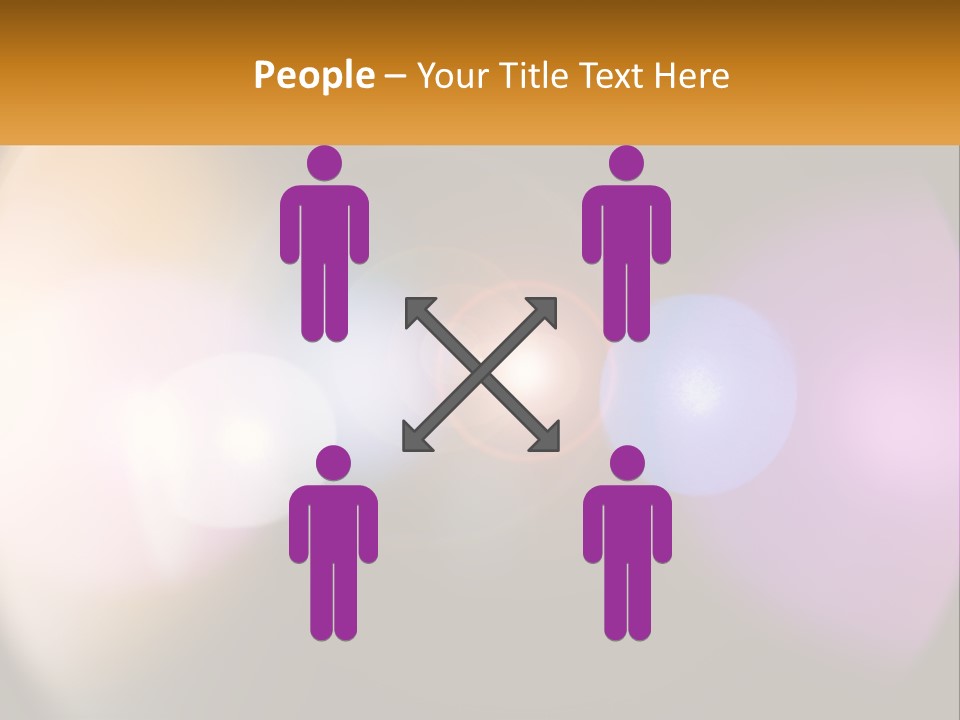 A Blurry Image Of A Camera Lens With The Words Name Of Presentation Company Name PowerPoint Template