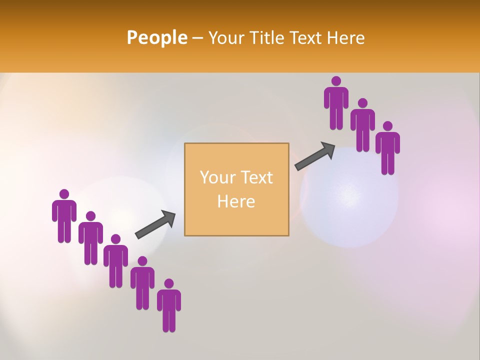 A Blurry Image Of A Camera Lens With The Words Name Of Presentation Company Name PowerPoint Template