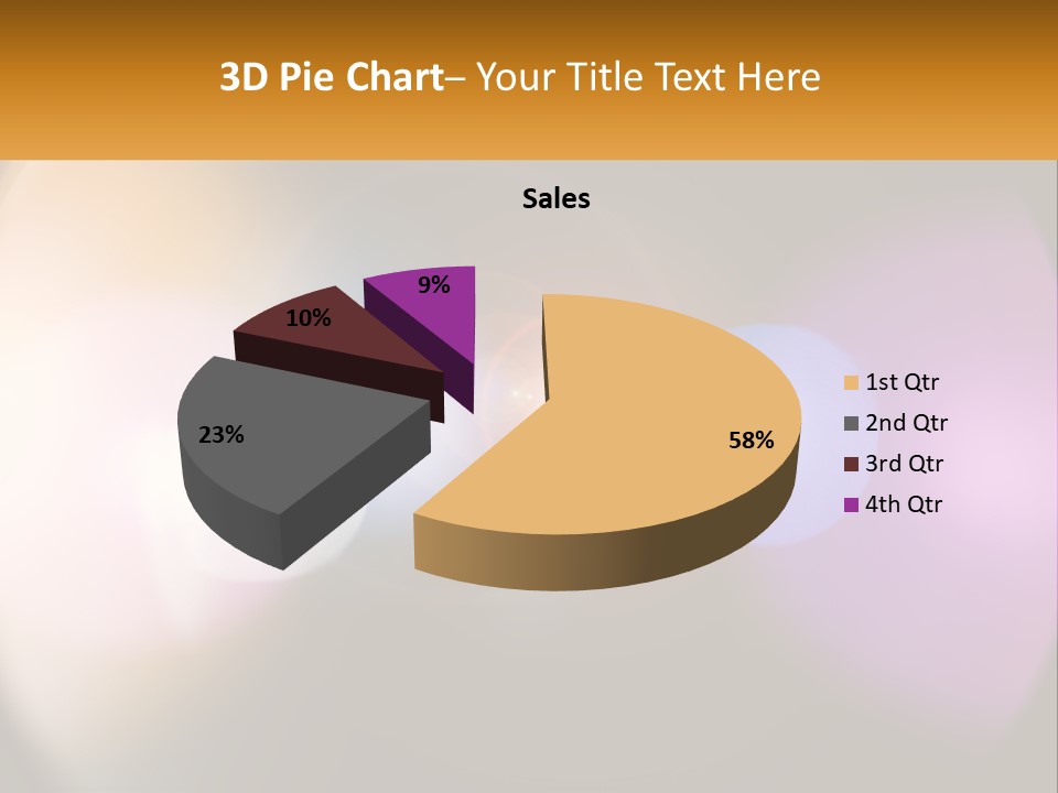 A Blurry Image Of A Camera Lens With The Words Name Of Presentation Company Name PowerPoint Template