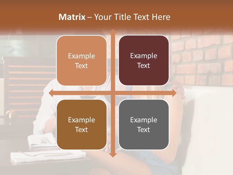 A Man And Woman Sitting At A Table Drinking Wine PowerPoint Template