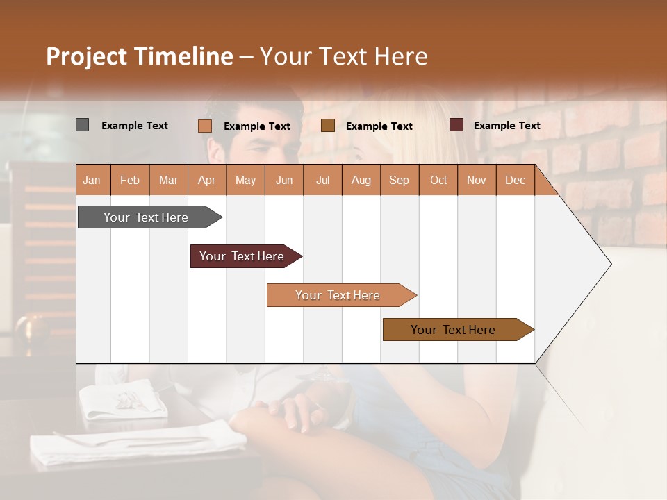 A Man And Woman Sitting At A Table Drinking Wine PowerPoint Template