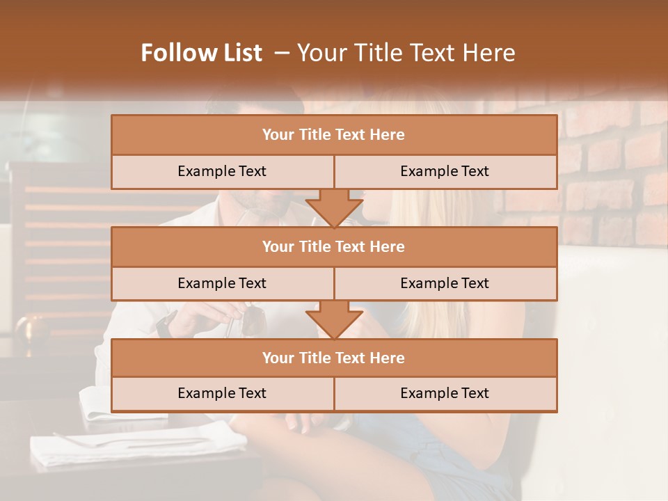 A Man And Woman Sitting At A Table Drinking Wine PowerPoint Template