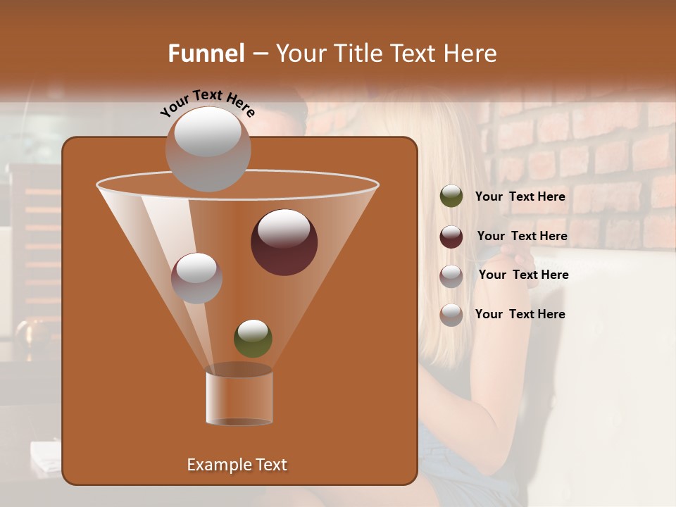 A Man And Woman Sitting At A Table Drinking Wine PowerPoint Template