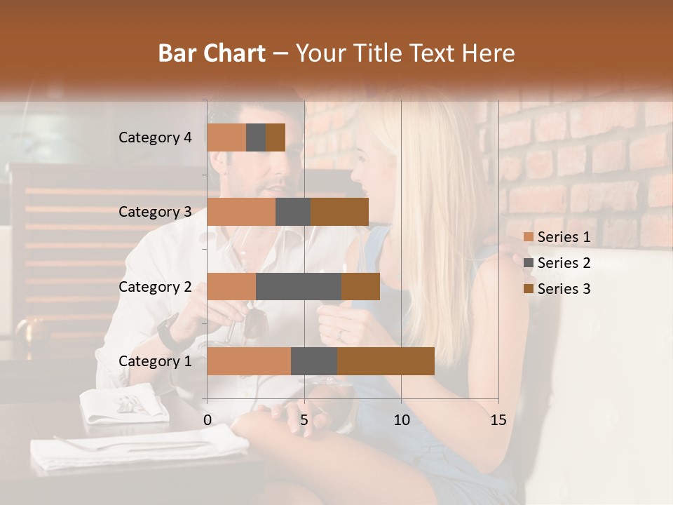 A Man And Woman Sitting At A Table Drinking Wine PowerPoint Template