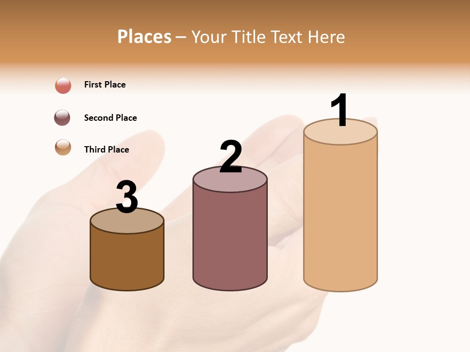 A Person Holding Their Hands Together With A White Background PowerPoint Template