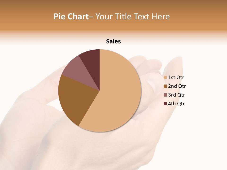 A Person Holding Their Hands Together With A White Background PowerPoint Template