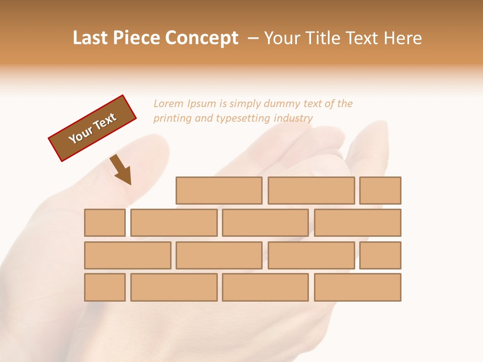 A Person Holding Their Hands Together With A White Background PowerPoint Template