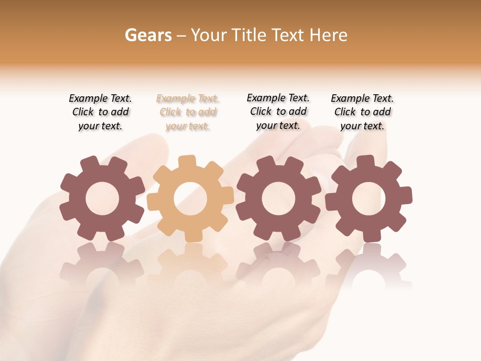 A Person Holding Their Hands Together With A White Background PowerPoint Template