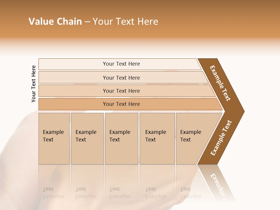 A Person Holding Their Hands Together With A White Background PowerPoint Template
