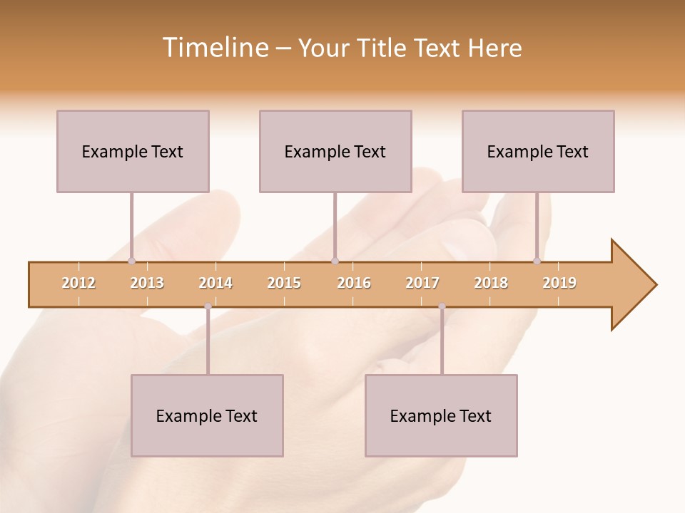 A Person Holding Their Hands Together With A White Background PowerPoint Template