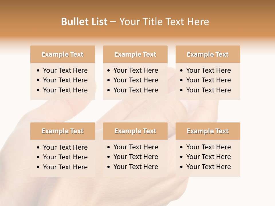 A Person Holding Their Hands Together With A White Background PowerPoint Template