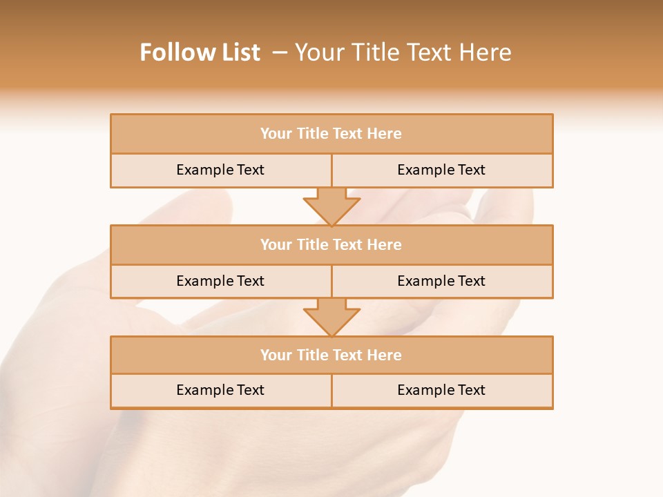 A Person Holding Their Hands Together With A White Background PowerPoint Template