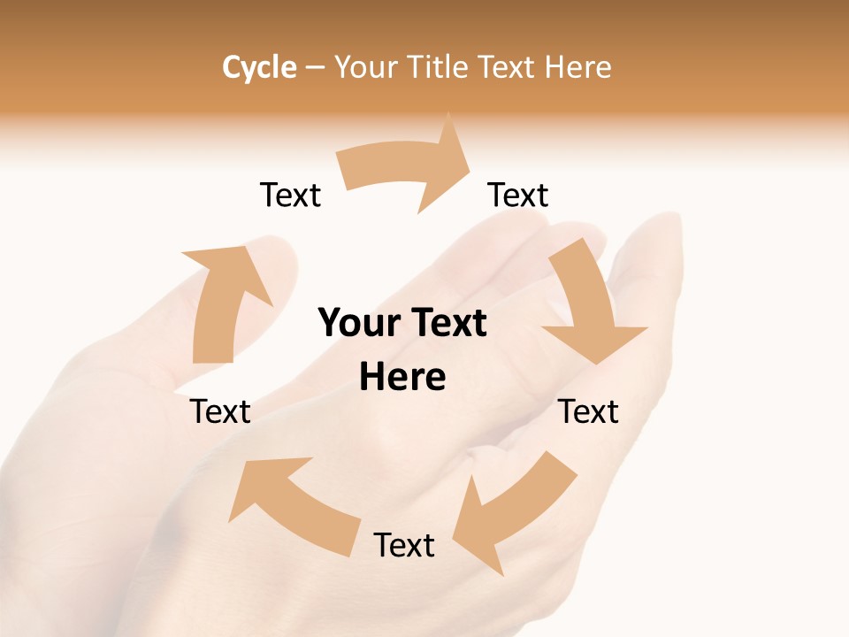 A Person Holding Their Hands Together With A White Background PowerPoint Template