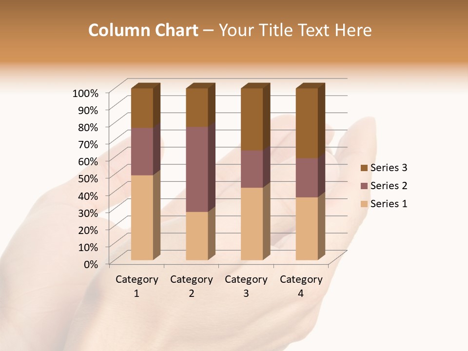 A Person Holding Their Hands Together With A White Background PowerPoint Template