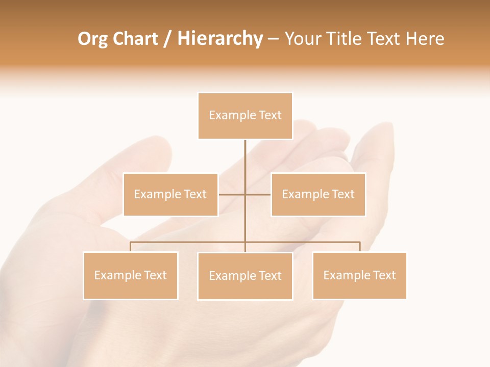 A Person Holding Their Hands Together With A White Background PowerPoint Template