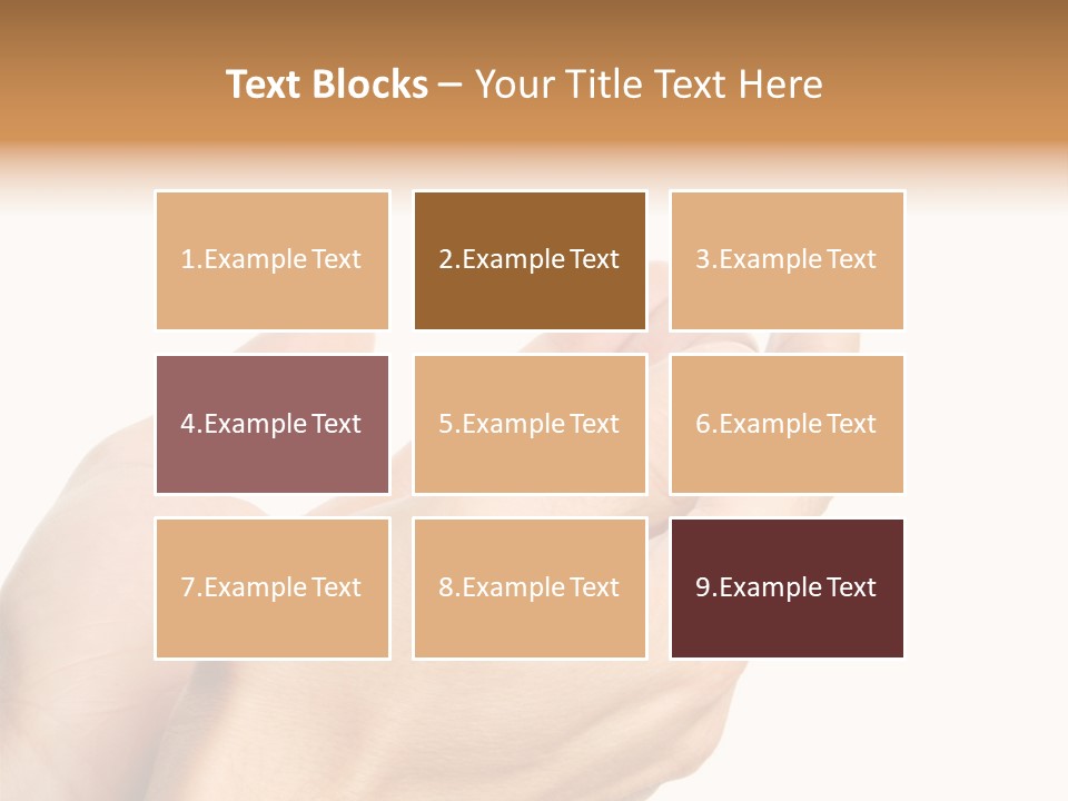 A Person Holding Their Hands Together With A White Background PowerPoint Template