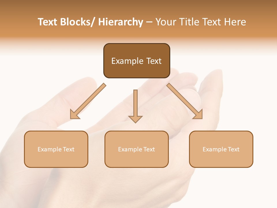 A Person Holding Their Hands Together With A White Background PowerPoint Template