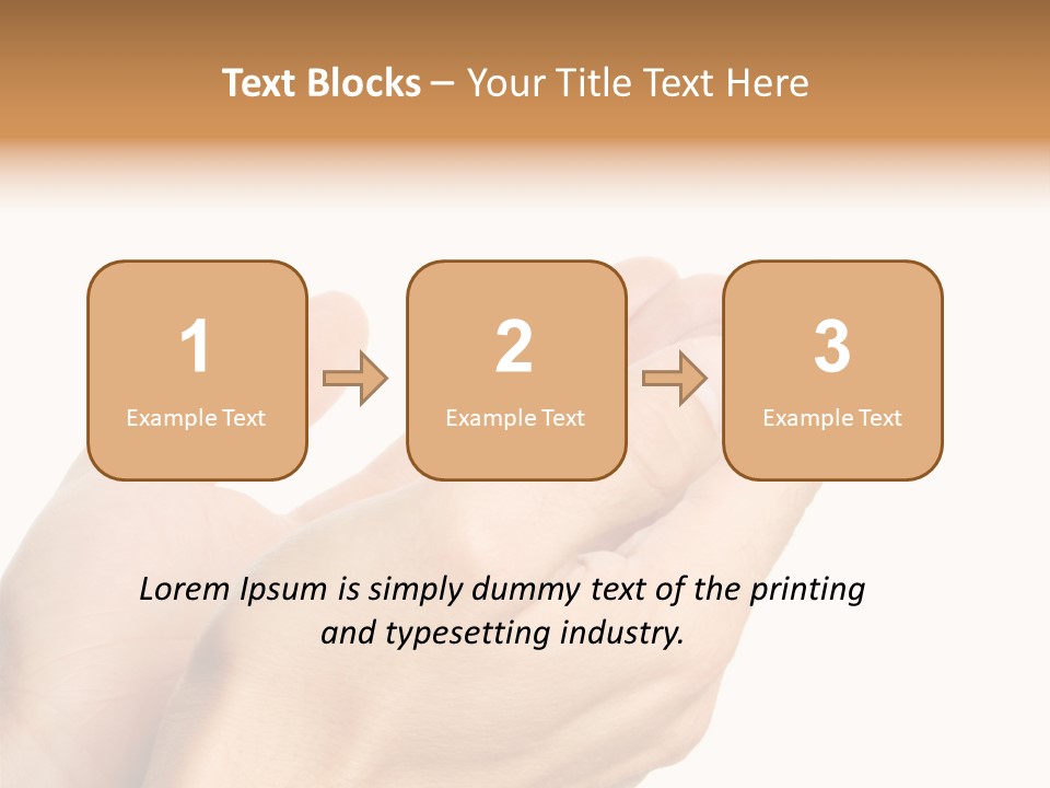 A Person Holding Their Hands Together With A White Background PowerPoint Template