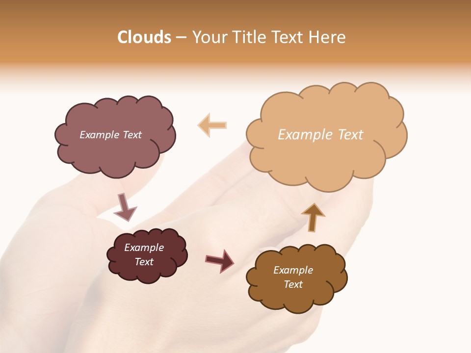 A Person Holding Their Hands Together With A White Background PowerPoint Template
