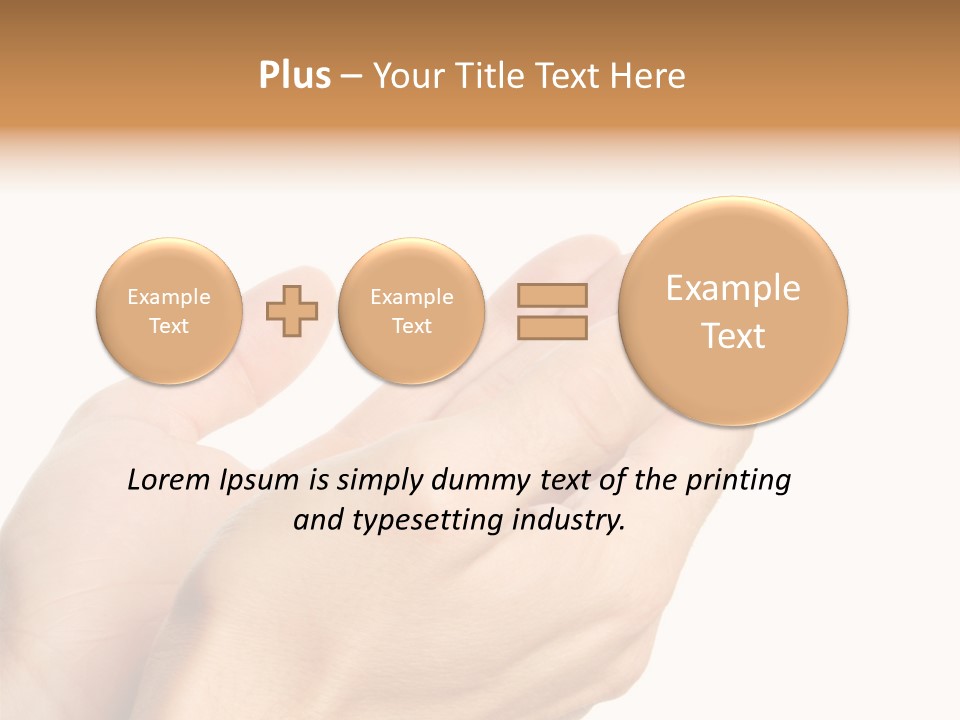A Person Holding Their Hands Together With A White Background PowerPoint Template