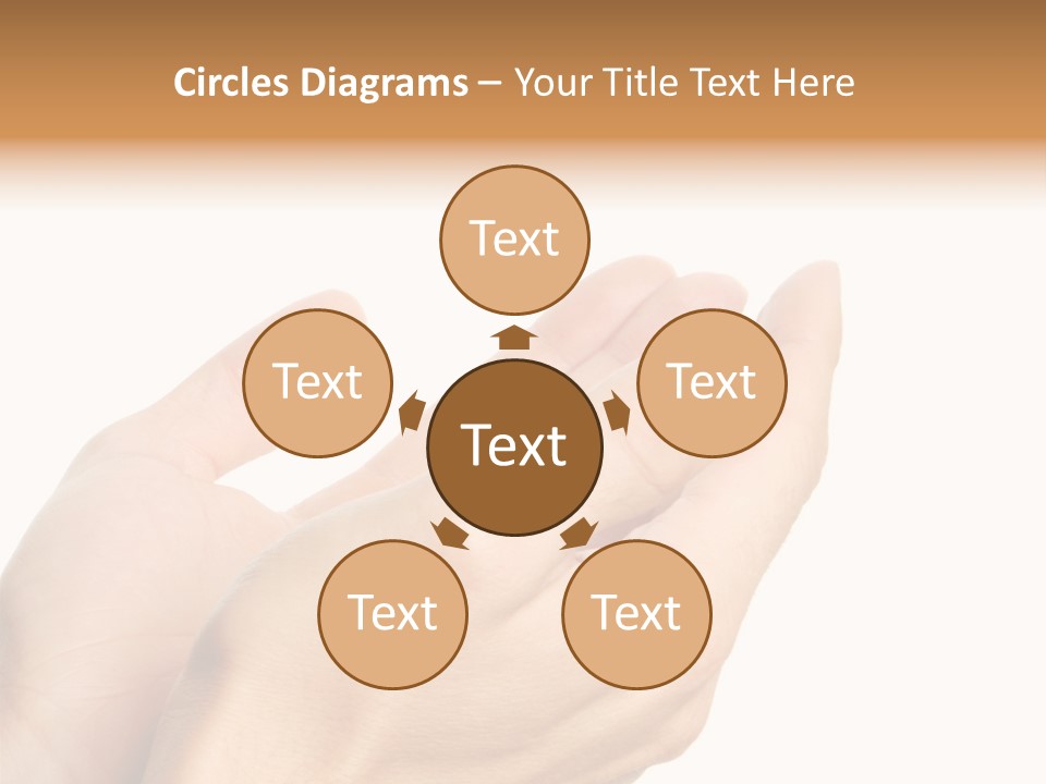 A Person Holding Their Hands Together With A White Background PowerPoint Template