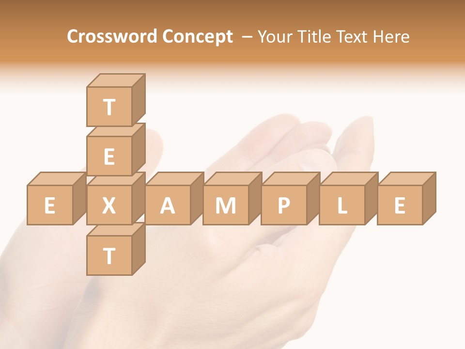 A Person Holding Their Hands Together With A White Background PowerPoint Template