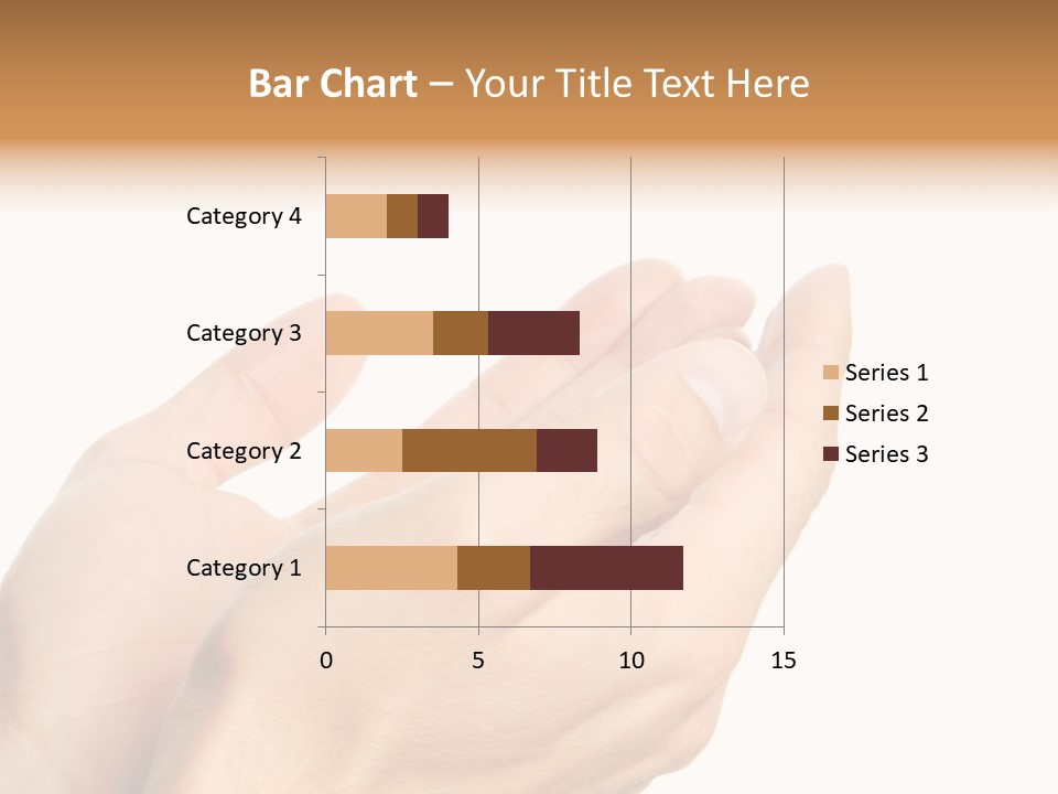 A Person Holding Their Hands Together With A White Background PowerPoint Template