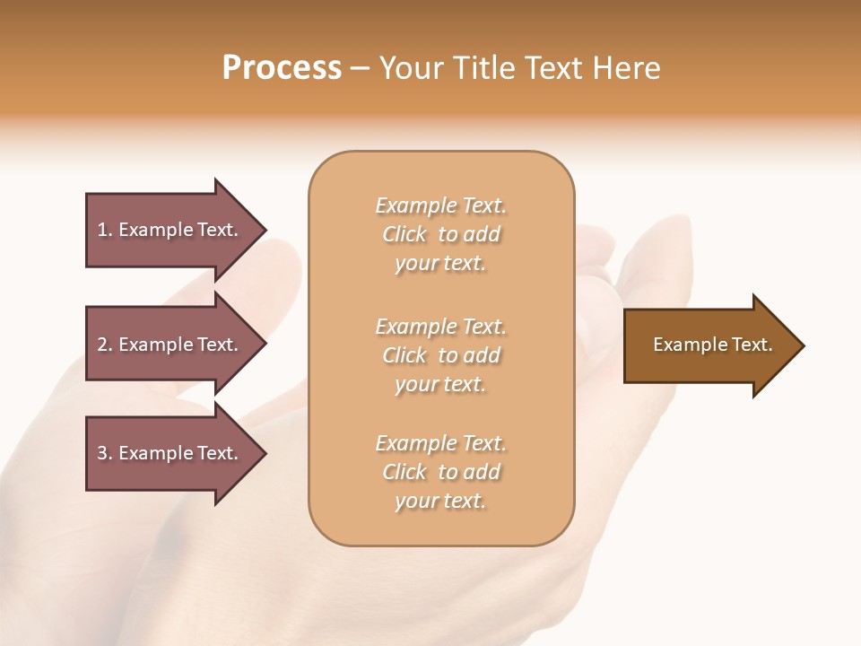 A Person Holding Their Hands Together With A White Background PowerPoint Template