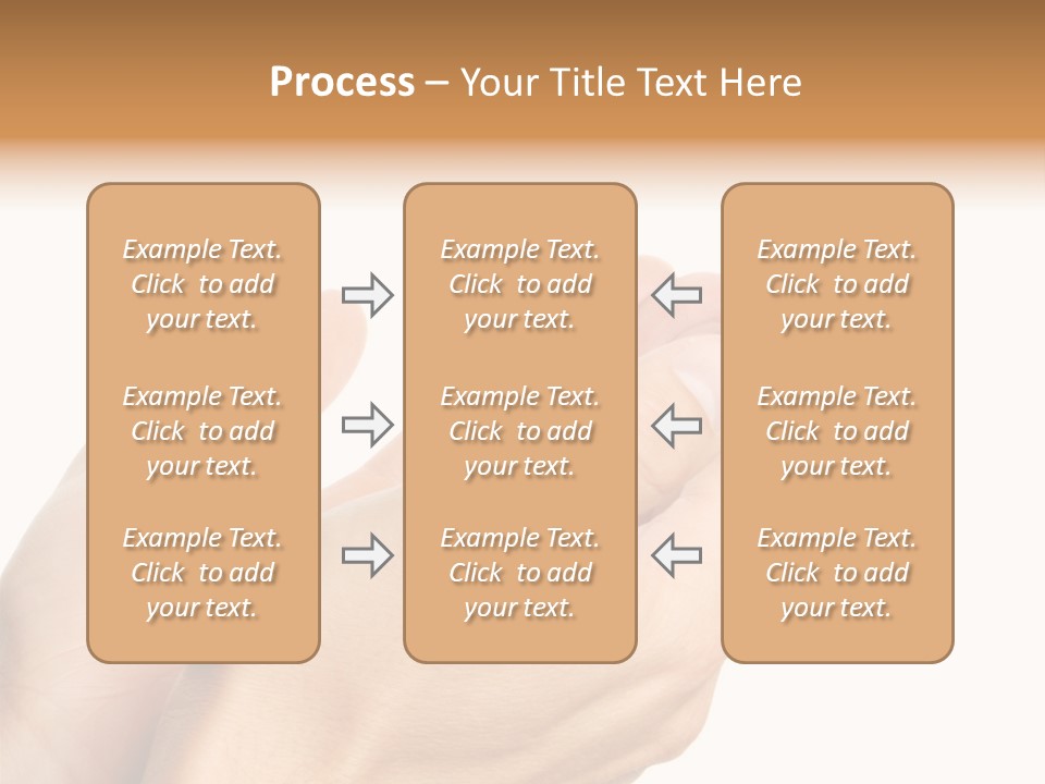 A Person Holding Their Hands Together With A White Background PowerPoint Template