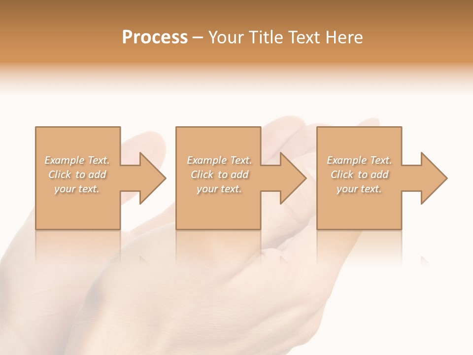 A Person Holding Their Hands Together With A White Background PowerPoint Template