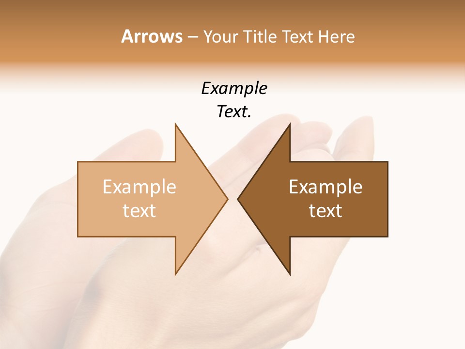 A Person Holding Their Hands Together With A White Background PowerPoint Template