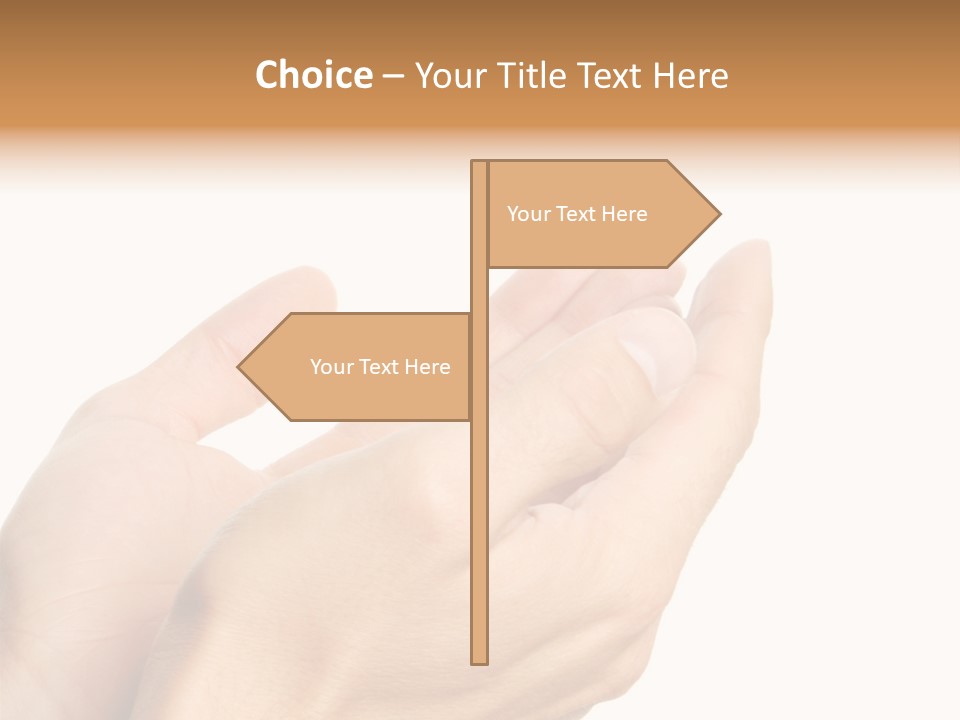 A Person Holding Their Hands Together With A White Background PowerPoint Template